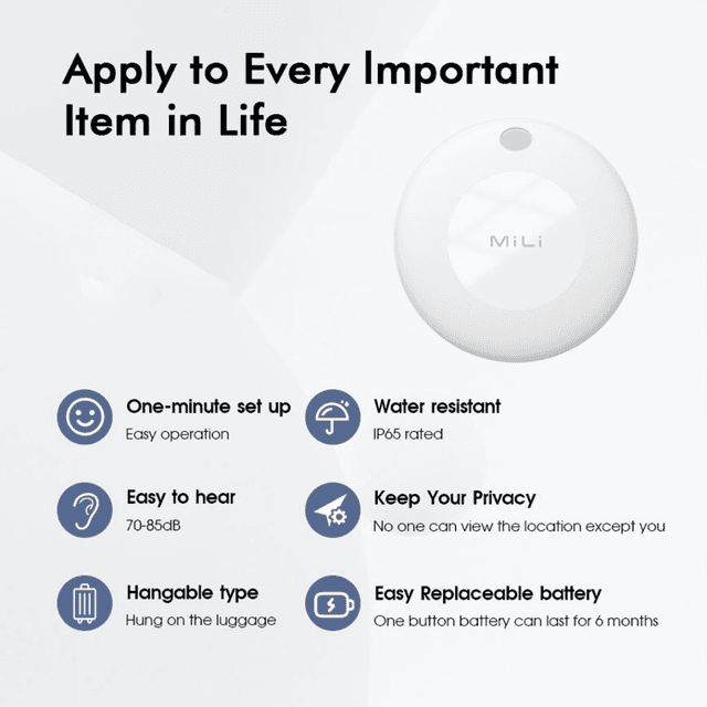 ميلي مي تاج بلص جهاز البحث عن العناصر بتقنية البلوتوث اسود موديل رقم.HD-P16-1