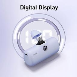 اي ووك لينك مي بلس بطارية الجيب 4800مللي امبير USB Type C بنفسجي موديل رقم.DBL5000PC-005A