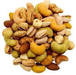 مكسرات محمصة