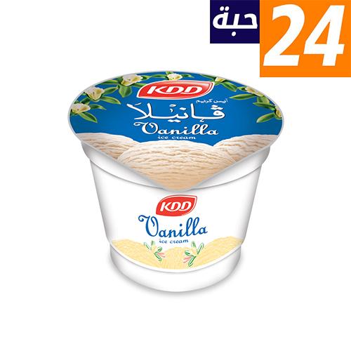 كي دي دي آيس كريم فانيلا 53جم 24حبة