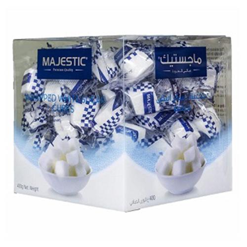 ماجستيك مكعبات سكر ابيض مغلفة 400جم