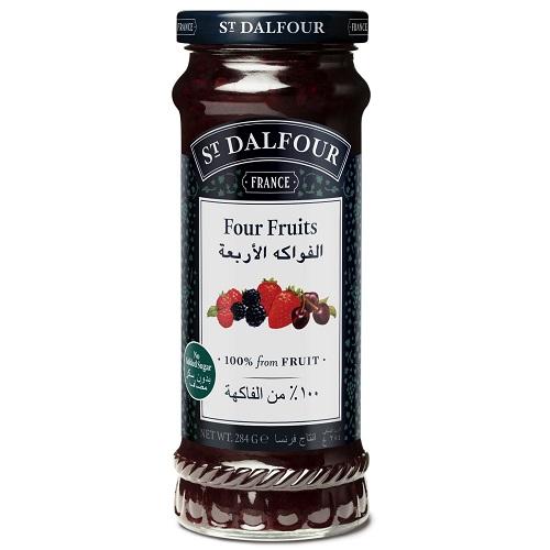 سان دالفور هريس الفواكة الاربعة محلاة من عصير العنب و الفواكه 284جم