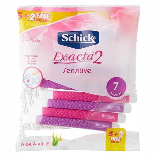 شيك اكزاكتا2 للسيدات بنفسجي وبينك 5حبة 2مجانا