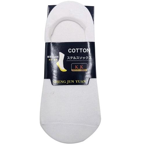 جورب نسائي كعب ابيض 3حبة