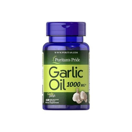 بيوريتان برايد زيت الثوم 1000مجم مكمل غذائي 100كبسولة سريعة الاطلاق 