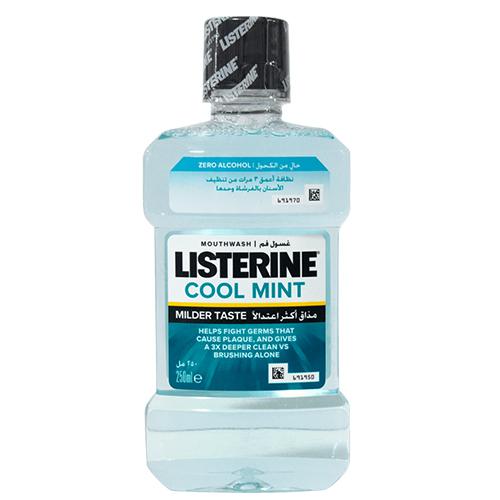 ليسترين غسول للفم برائحة النعناع البارد خالى من الكحول 12×250مل