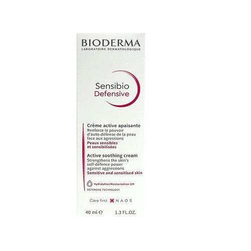  بيوديرما سينسيبيو ديفينسيف كريم مهدئ فعال للبشرة الحساسة والمتحسسة 40مل