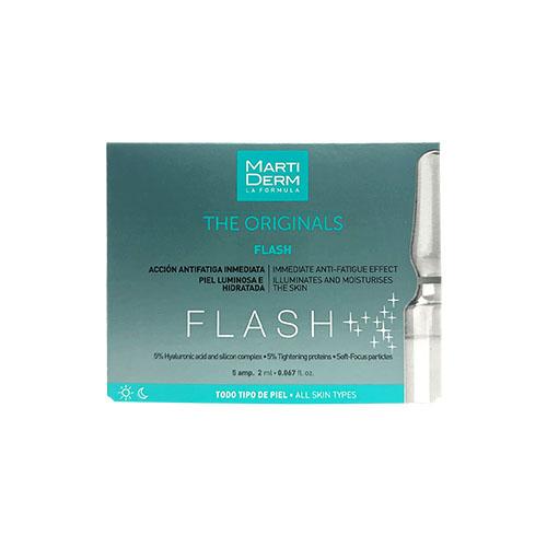مارتي ديرم فلاش اوريجينالز امبولات يضيء ويرطب البشرة لجميع انواع البشرة 2مل 5امبول