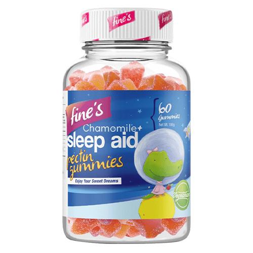 فاينز البابونج+ مساعد النوم مكمل غذائي للاستمتاع باحلامك جميلة للاطفال 60حلاو 180جم