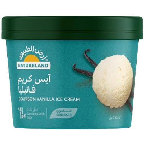 ارض الطبيعة ايس كريم فانيليا عضوي 250مل