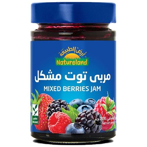 ارض الطبيعة مربى التوت المشكل العضوية 200جم