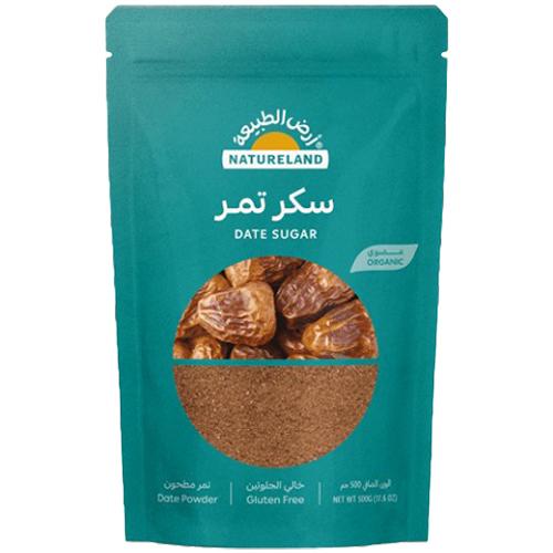 ارض الطبيعة سكر تمر عضوي 500جم