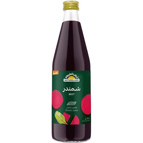 ارض الطبيعة عصير شمندر عضوى 750مل