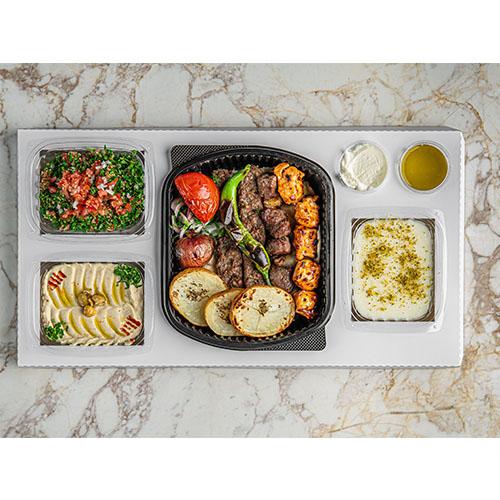 كومبو شيش طاووق تكفي شخص واحد