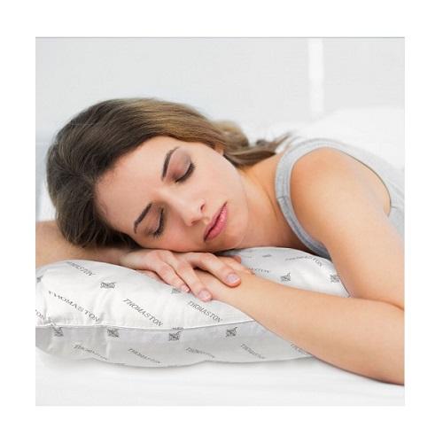 ثوماستون وسادة سرير مصنوعة من الياف البوليستر السيليكونية المجوفة موديل رقم.J-1016