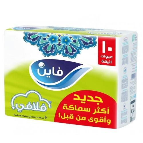 فاين مناديل فلافي للوجه 130منديل 10حبة