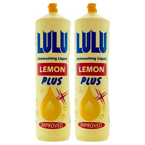 لولو سائل غسيل الصحون بالليمون 1لتر 2حبة 
