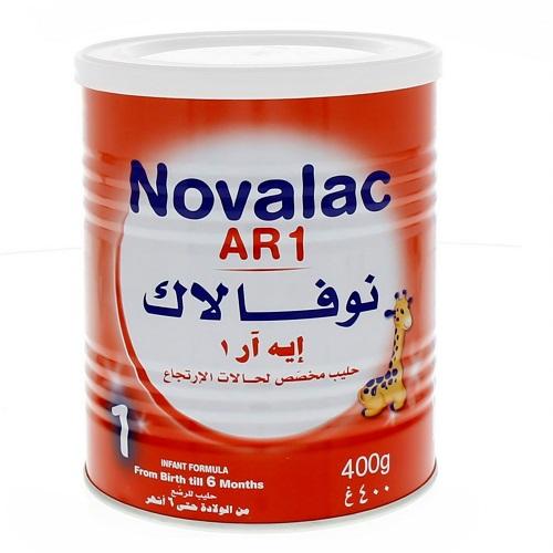 نوفالاك ايه ار1 حليب مخصص لحالات الارتجاع حليب للاطفال من 0 الي 6اشهر 400جم