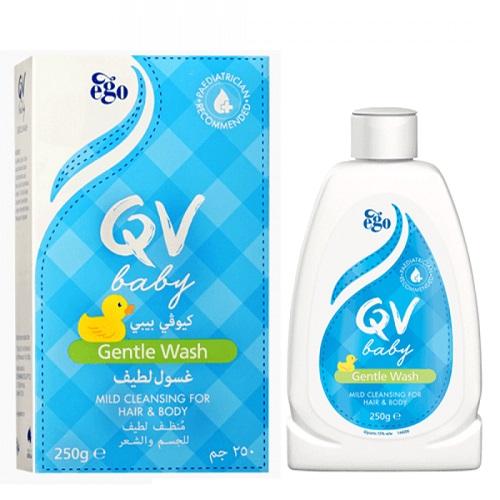 كيوفي بيبي غسول لطيف منظف ​​للشعر والجسم 250جم