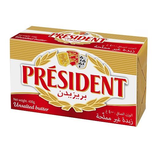 بريزيدن زبدة غير مملحة 400جم