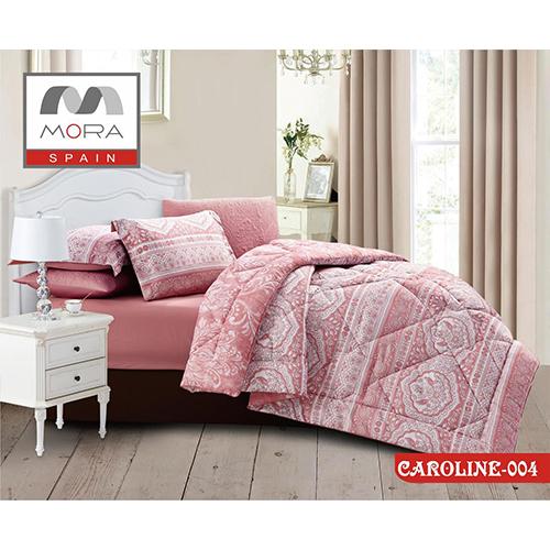 مورا كارولين رقم.004 لحاف مجوز كينج 240x260سم 6قطع موديل رقم.J-1044