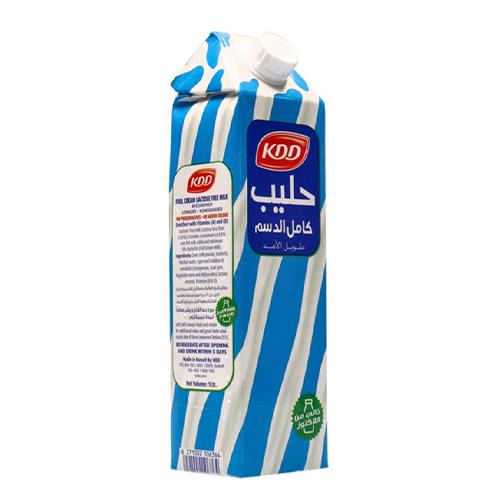 كي دي دي حليب طويل الامد خالي من اللاكتوز1لتر