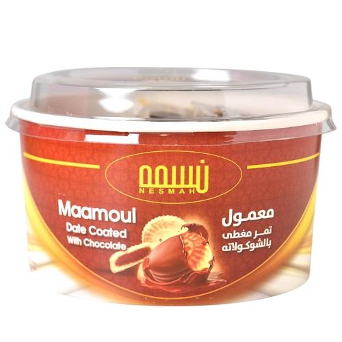 نسمه معمول تمر مغطي بالشوكولاتة 350جم