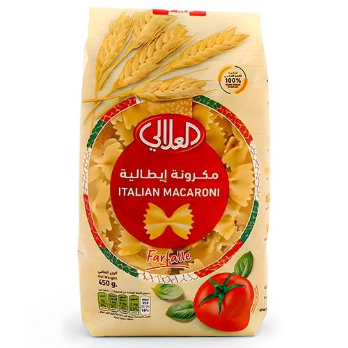 العلالي معكرونة ايطالية شكل فراشة رقم201 450جم 