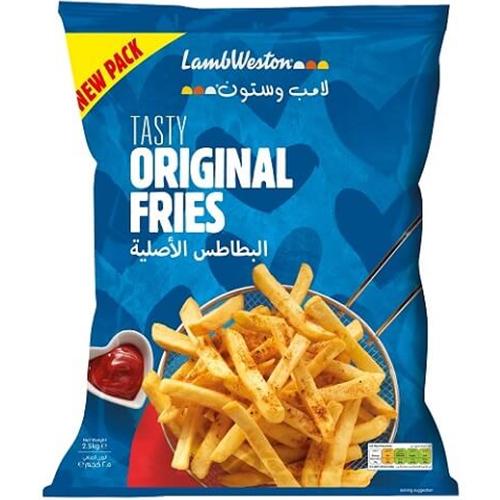لامب وستون بطاط جاهزة للقلي 2.5كجم