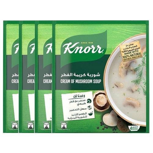 كنور شوربة كريمة الفطر 53جم 3+1مجانا