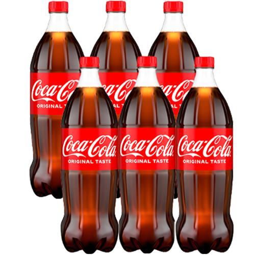 كوكاكولا مياه غازية حجم عائلي 1.25لتر 6حبة