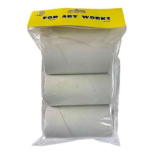 اسطوانة كرتونية لون ابيض 10 سم