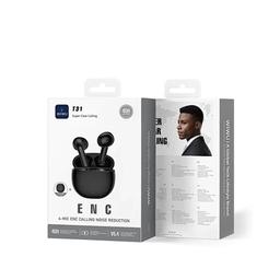 ويوو سماعات اذن لاسلكية مقاومة للماء مع تقنية تقليل الضوضاء اسود