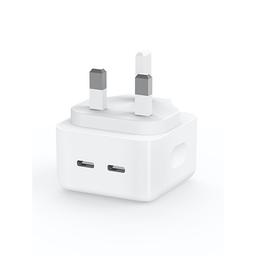 ويوو شاحن جداري بقدرة 35واط قابس بريطاني ابيض