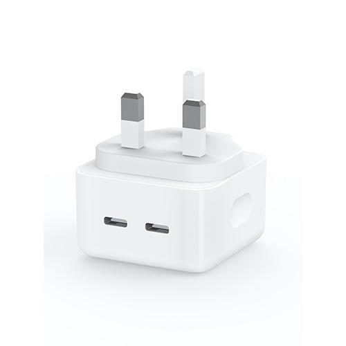 ويوو شاحن جداري بقدرة 35واط قابس بريطاني ابيض