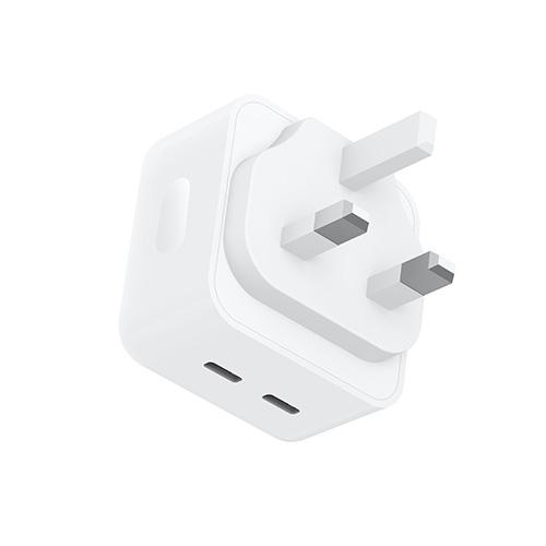 ويوو شاحن جداري بقدرة 35واط قابس بريطاني ابيض