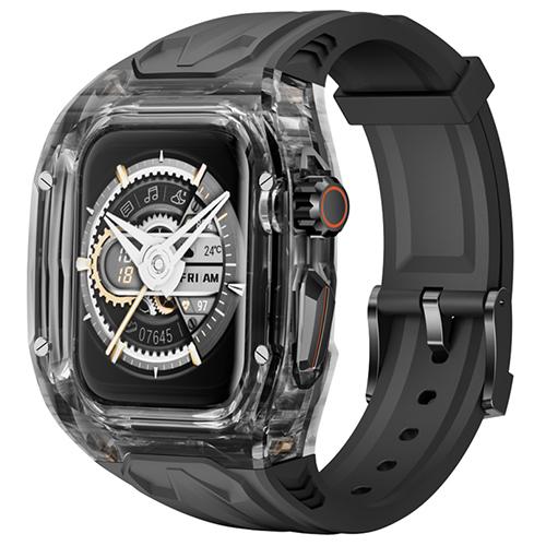 ويوو كفر حماية مع سوار الساعة 49ملم اللون الاسود