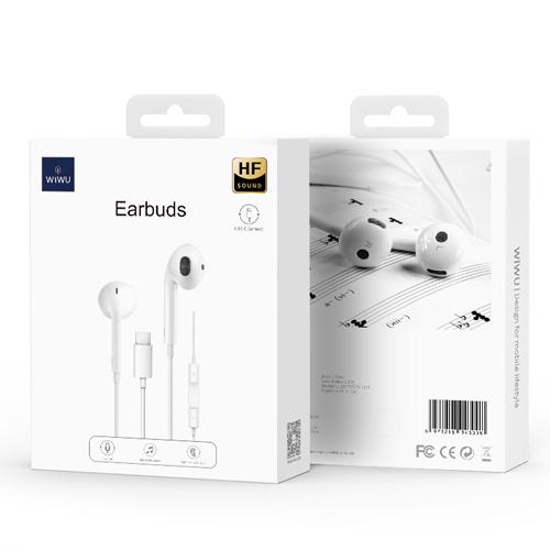 ويوو سماعة اذن سلكية 3.5ملم ابيض