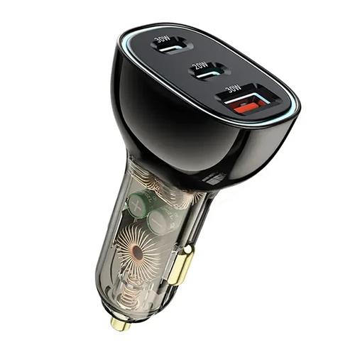 ويوو سمارت سيريز شاحن سيارة بقدرة 80واط رمادي