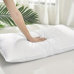 مورا مخدة قطنية محشوة ريش الاوز الابيض 50x75سم موديل رقم.J-1085