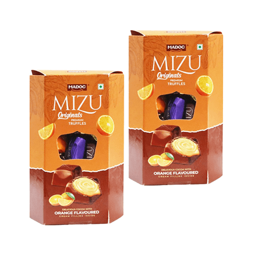 مادوك ميزو بريميوم ترافل شوكولاتة محشوة بكريمة البرتقال 240جم 2حبة