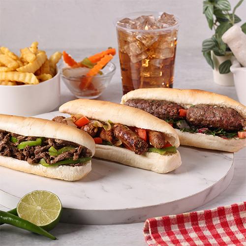 عرض 3ساندويتشات