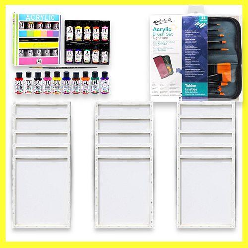 العرض التركي لالوان الاكريليك موناليزا 10 لون