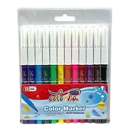 الوان شينشة متعددة السماكة 12 لون