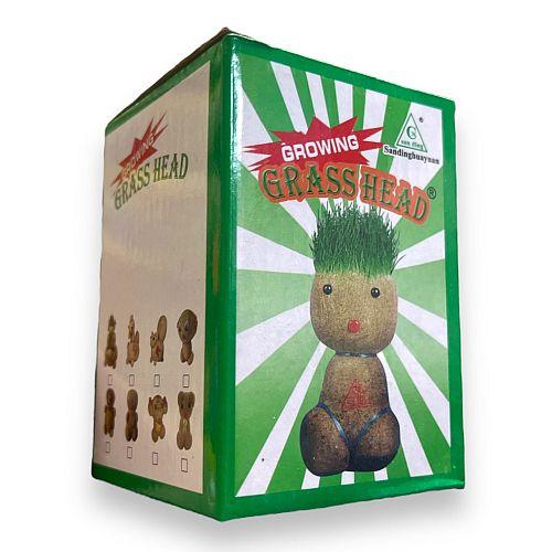 دمية الراس العشبي حجم صغير يوم التخضير