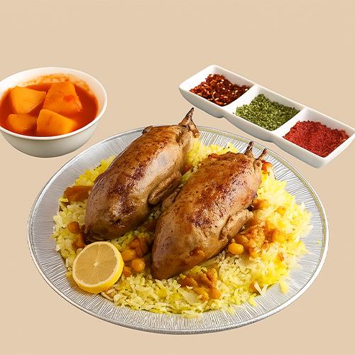 حمام بالفريك البلدي وارز المجبوس 2قطعة