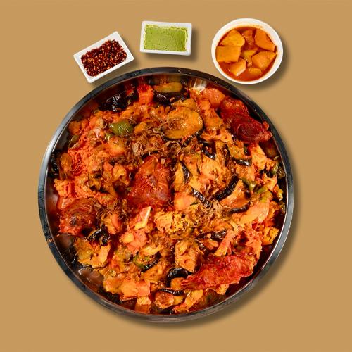 صينية مقلوبة لحم عربي نعيمي