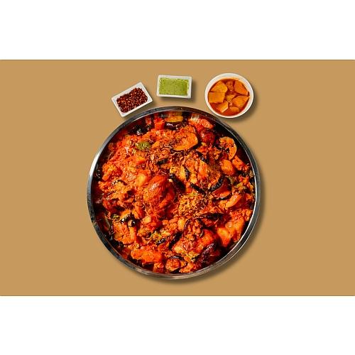 مقلوبة حمراء دجاج