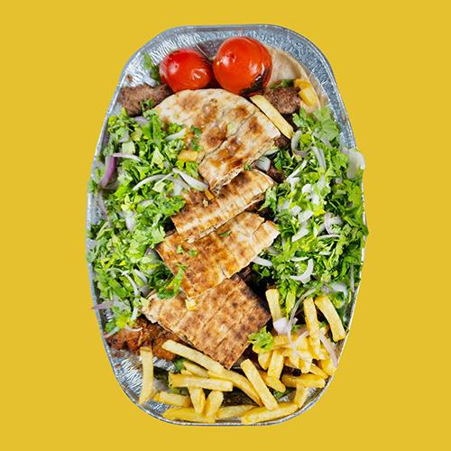 صينية مشويات تكفي لشخصين