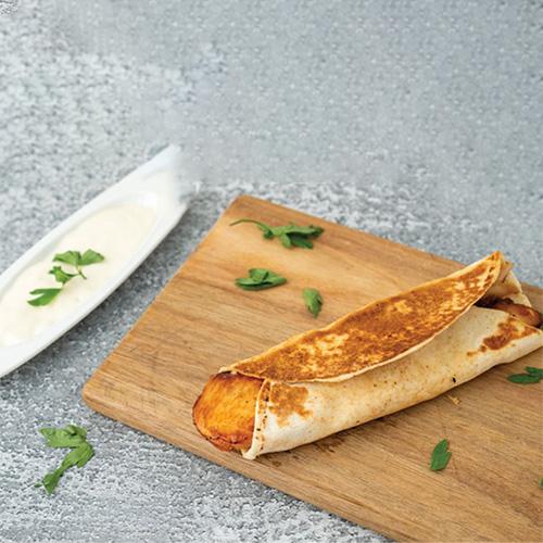 شاورما دجاج خبز لبناني